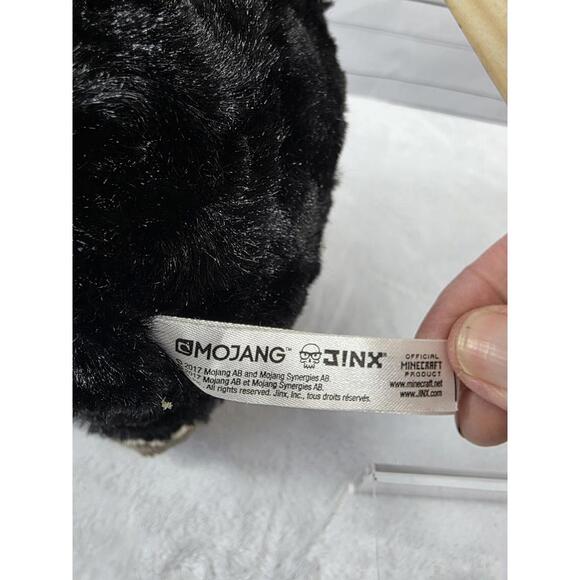 Minecraft Black Sheep Plushy 11” Inch Jinx Spin Master Mojang CLEAN SMOKE FREE - Picture 5 of 7